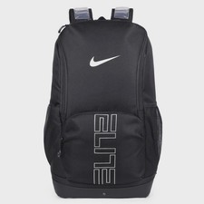 Nike Varsity Elite 32L Basketball Backpack Black Metallic Silver Unisex picture