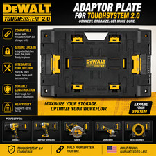 DEWALT Adaptor Plate for TOUGHSYSTEM 2.0 an integrated power tool holder store picture