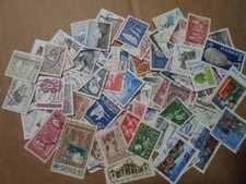 Collection lot 100 different large stamps of Sweden - Packet A picture