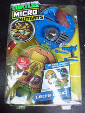 Teenage Mutant Ninja Turtles TMNT Micro Mutants Leo's Dojo Turtle playset sealed picture