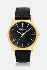 Salvatore Ferragamo Slim Women's Gold Accent Watch - SFUC00321 ($845 MSRP) picture