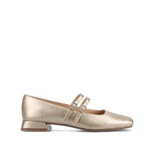 Journee Collection Gredah Womens Champagne Mary Jane Flats Size 9.5M New Box picture