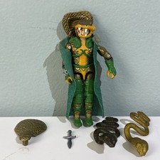 Vtg GI Joe SERPENTOR figure v1 COMPLETE original 1986 Air Charriot driver pill picture