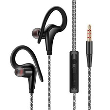 Wired In-Ear Sport Hifi Earphone Earbuds Over Ear Hook Headphone 3.5mm With MIC picture