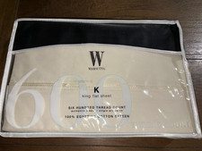 WAMSUTTA KING FLAT SHEET 600 THREAD COUNT 100% EGYPTIAN COTTON SATEEN NEW picture
