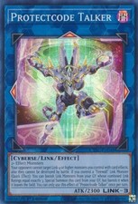 Protectcode Talker - CYAC-EN048 - Super Rare - 1st Edition Near Mint, English Yu picture