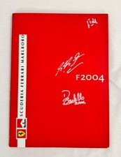Schumacher Barenchello Todt Autographed F2004 Ferrari Scuderia F1 Catalog Kit picture