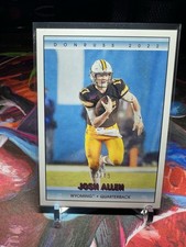 2022 Panini Chronicles Draft Picks Donruss Retro Purple /49 Josh Allen #21 picture
