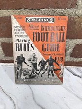 1938 Spalding's Football NCAA Official Intercollegiate Guide and Rules Book  picture