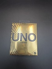 2025 Mattel UNO GOLD Edition Card Game - Premium GOLD Foil Cards  picture