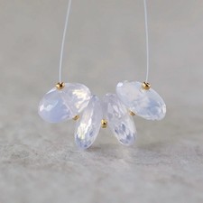 13mm Natural Scapolite Rondelle Beads Faceted 4 Pcs Gemstone Beads Lavender DIY picture