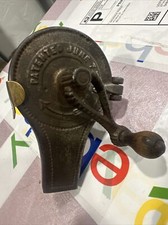 Antique Cast Iron Nutmeg Grinder Grater Kitchen Spice Tool Patent 1870 Original picture
