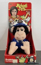 Vintage 1987 Ideal Michael's Pets Bubbles The Chimp Plush Toy in Original Box picture