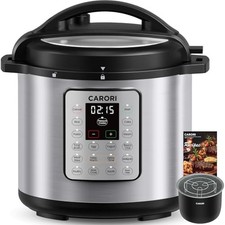 Olla De Presion 8qt Digital Electrica Multiuso Acero Inoxidable Grande En Oferta picture