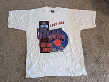 Vintage 1999 New York Knicks Eastern Conference Champions T-Shirt SIZE LARGE NBA picture