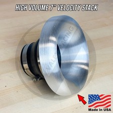 7 Inch Big Bore Velocity Stack w/ 3 Inch Coupler for Honda Acura Intake picture