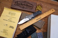 Rare 2004 Microtech MTX2 D/A Carbon Fiber Satin Serrated #0654 New in Box picture
