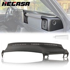 Black Molded Dash Cover Cap Board Overlay For 1999-06 03 Chevy Silverado Sierra picture