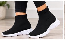 Steven Madden Sock Sneakers Womens Size 9 picture