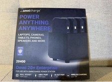 Omnicharge Omni 20+ 20000mAh Portable Power Bank AC Outlet USB-C 100W Laptop picture