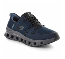 Skechers Men's Slip-Ins Glide-Step Pro Shoe w Fixed Laces Navy Charcoal Medium picture