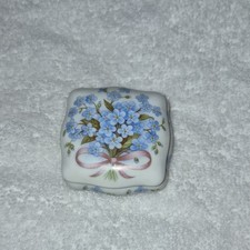 RARE EUC VINTAGE ATELIER DU TABALOU LIMOGES FRANCE HAND PAINTED TRINKET BOX  picture