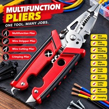 18 in 1 Multifunction Electrician Pliers Wire Stripper Crimper Cutter Tool picture