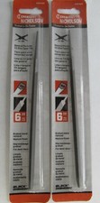 2x NICHOLSON BLACK DIAMOND 21874NN GENERAL PURP /HAND SAW XX SLIM TAPER FILES 6
