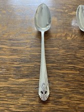 Holmes & Edwards IS 1937 LOVELY LADY Inlaid Silver Plate Serving Spoon picture