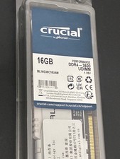 Crucial Ballistix 3600 DDR4 16GB DRAM Desktop Gaming Memory  ( BL16G36C16U4W ) picture