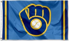 Milwaukee Brewers 3x5 ft Flag Banner MLB Baseball Champions  picture