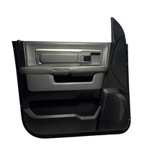 📌 2018-2020 DODGE RAM 1500 LEFT FRONT DRIVER DOOR PANEL GRAY/BLACK OEM picture