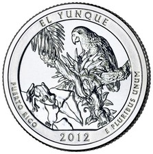 2012 P El Yunque National Forest - Brilliant Uncirculated - ATB picture