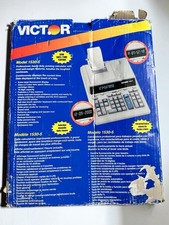 VTG Victor 1530-5 Heavy Duty Printing Calculator New Open Box 10 Digit Office picture