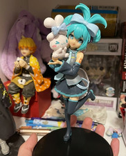 Hot 21CM Anime Hatsune Miku X Cinnamoroll Figure Anime Peripheral Collectible* picture
