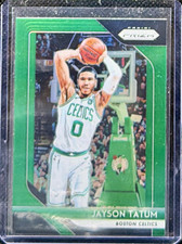 2018-19 Prizm Jayson Tatum #118 Green Prizm Celtics 2nd Year Color Match 🍀🔥 picture