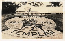 Postcard CA: RPPC Welcome Knights Templar Floral  July 7-13, San Francisco 1934 picture