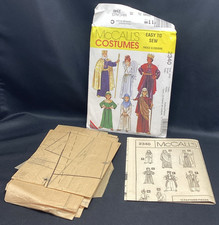 Vtg Sewing Pattern, McCall's 2340 Costume Childs Nativity 6-8 Cut- ships free picture