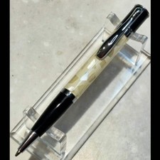 Monteverde Mini Jewelria Shell White Ballpoint Pen | New Old Stock Box Papers picture