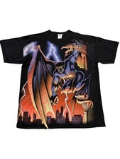 RARE Vintage 1994 Disney Gargoyles AOP Tee Beuna Vista License To Giant XL Shirt picture