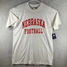 Vintage 2004 Nebraska Cornhuskers Football Schedule T Shirt L NWT Gildan picture