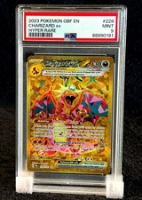 CHARIZARD EX HYPER RARE • PSA 9 MINT • 228/197 • OBSIDIAN FLAMES GOLD • POKÉMON picture