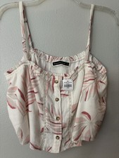 NWT Abercrombie & Fitch Floral cropped cami size Large picture