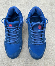K-Swiss Pickleball Men's Low Top Lace-Up Sneaker Blue/White Rubber Outsole picture