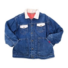Vtg 60s Buckaroo Big Smith Denim Chore Jacket Quilted Lined Corduroy Sz 40  picture