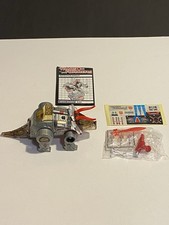 Vintage Canadian Red Face Slag Dinobot Sealed Weapons And Unused Sticker Sheet picture