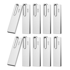Wholesale 1/5/10pcs USB 2.0 64GB Metal Waterproof Flash Drive USB Memory Sticks picture