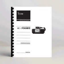 ICOM IC-706MKII Instruction Manual 75 pages IC-706 MK II picture