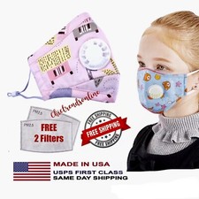 High Quality Kids Face Cover With Free Filters Pink picture