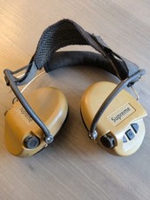 Rare SORDIN SUPREME Military MIL AUX Headset Neckband Sand TESTED WORKS 76308 picture